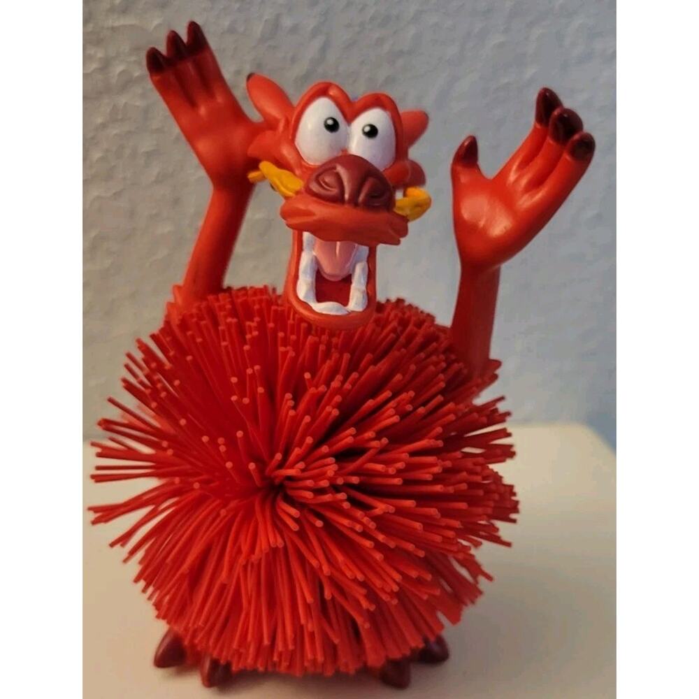 Koosh Balls Toys (Set of 2) 1998 Godzilla T-Rex 1998 Mushu Dragon - Picture 3 of 16